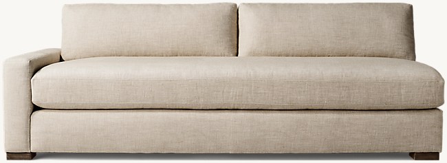 Maxwell Left-Arm Bench-Seat Sofa