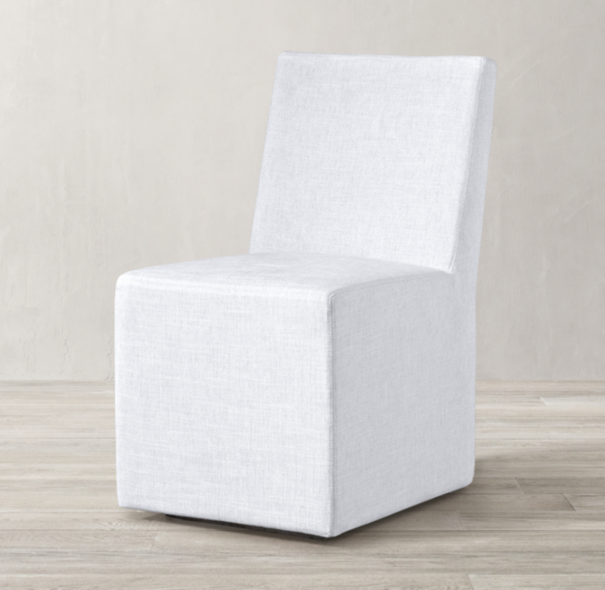 Three Quarter view of Ellison Fabric Dining Side Chair