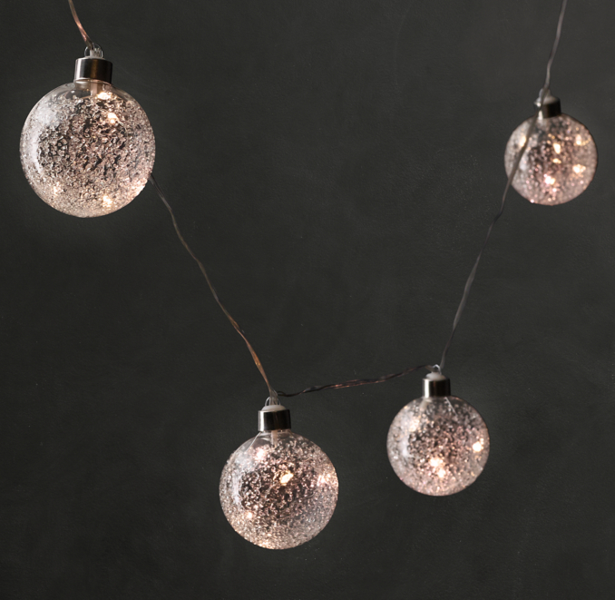 Northern Globe String Lights Small Silver