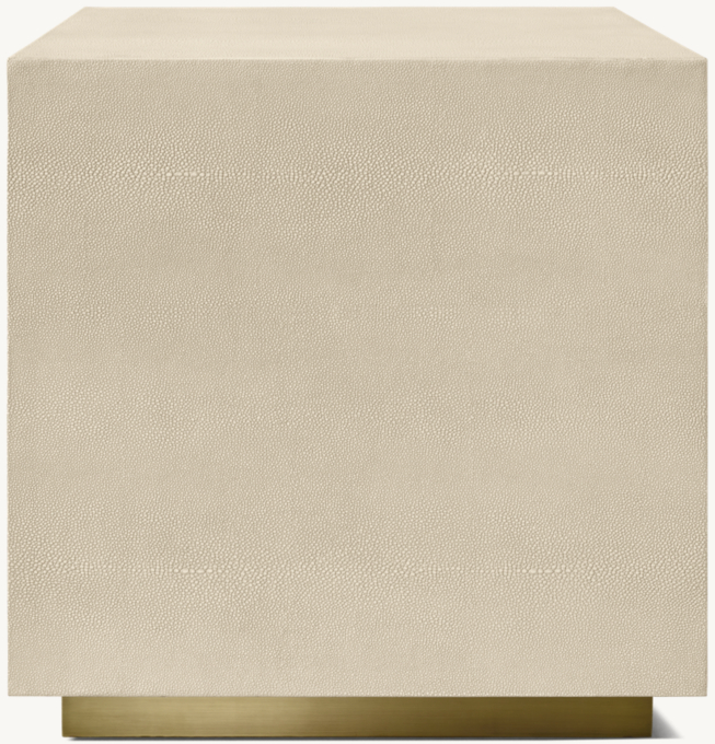 Graydon Shagreen Plinth Side Table