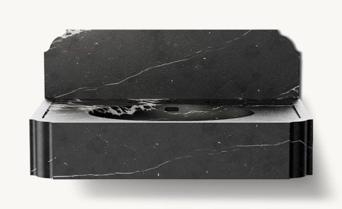 Waterworks Audra Deck-Mounted Marble Lavatory Sink 30\" X 22 3/4\" X 6\" With 30\" X 8\" X 3/4\" Backsplash