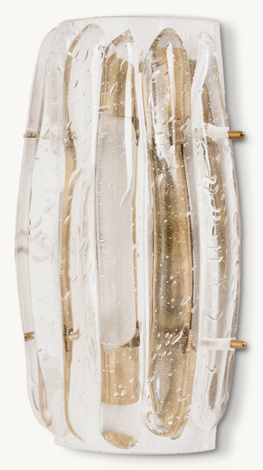 Waterworks Camilla Small Wall-Mounted Single Sconce With Glass Diffuser