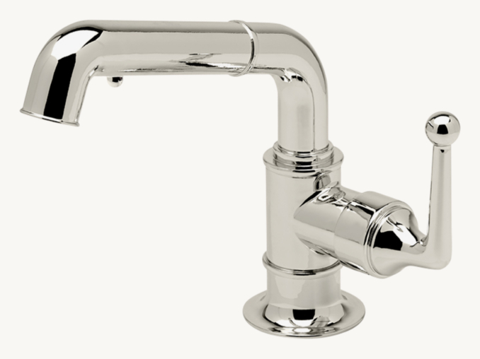 Waterworks Dash One-Hole Integrated Pull Spray Kitchen Faucet With Lever Handle