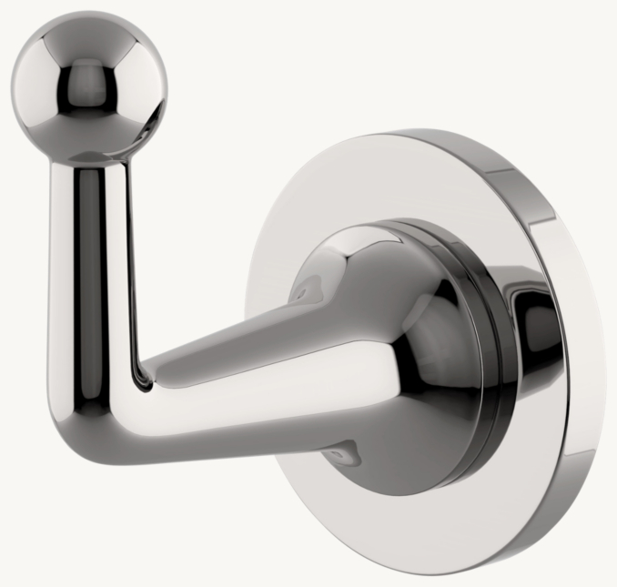 Waterworks Dash Single Robe Hook | RH