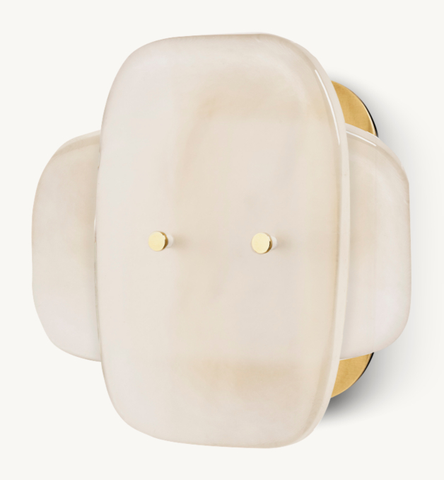 Waterworks Simona Ceiling Flushmount With Double Glass Diffusers