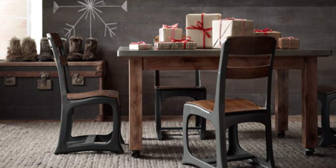 "Vintage Schoolhouse 44" Play Table & Chair Collection"