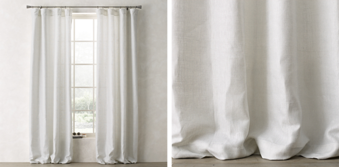 Metallic Opaque Linen Drapery Collection