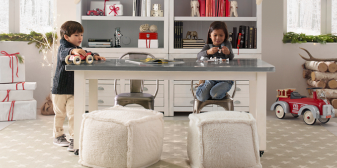 Vintage Schoolhouse Play Table & Vintage Steel Play Chair Collection