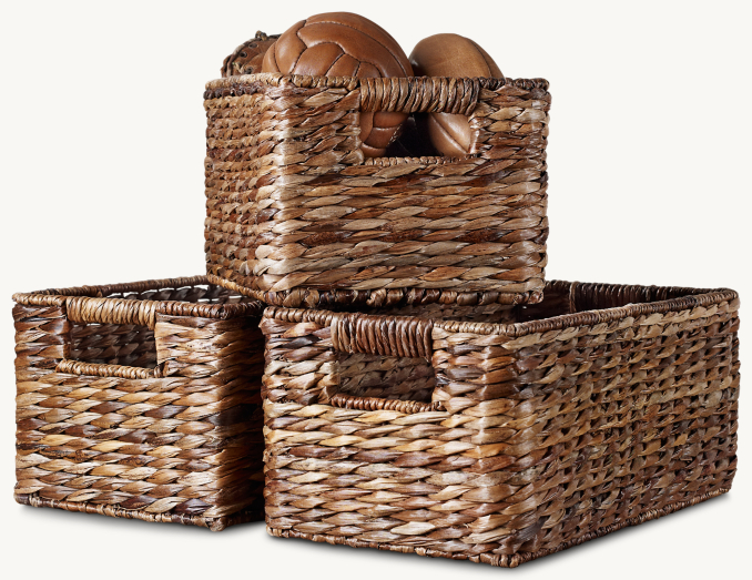 Seagrass Shelf Basket - Natural