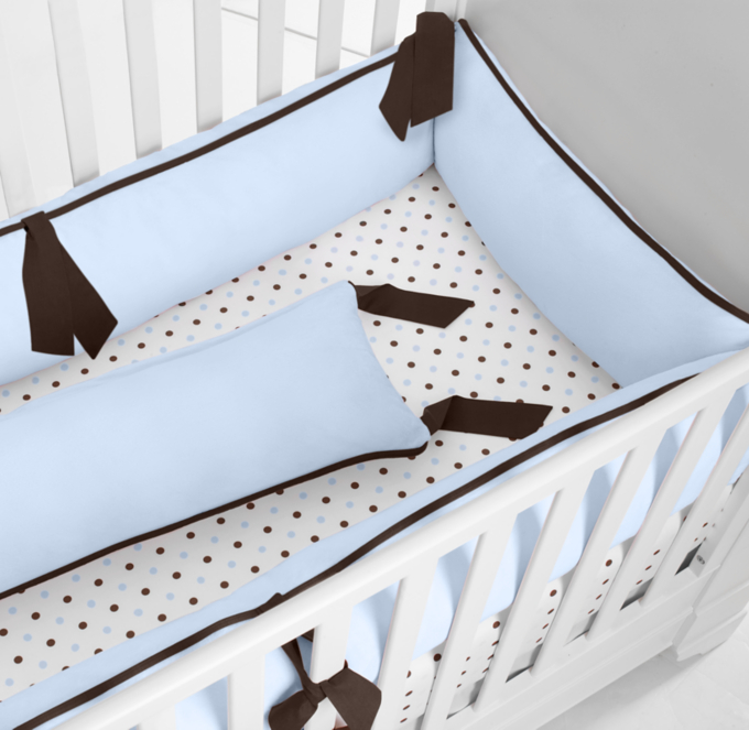 Plush crib bumper online