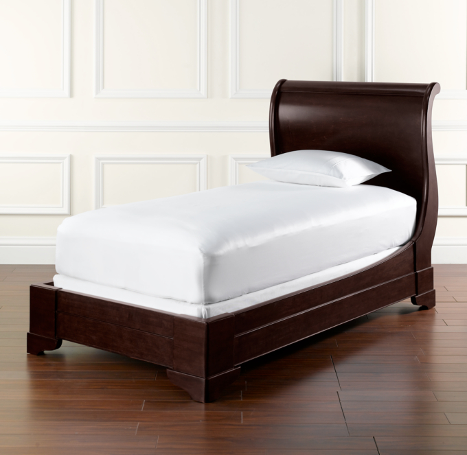 Marlowe Sleigh Bed Without Footboard RH