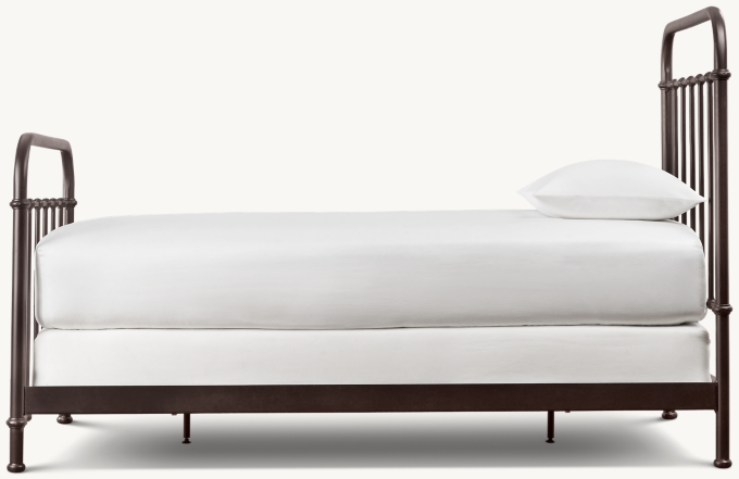 Restoration hardware twin bed frame discount