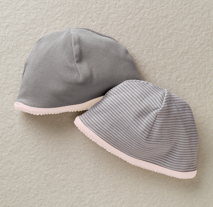 Stripe Hats (Set Of 2) - Petal 