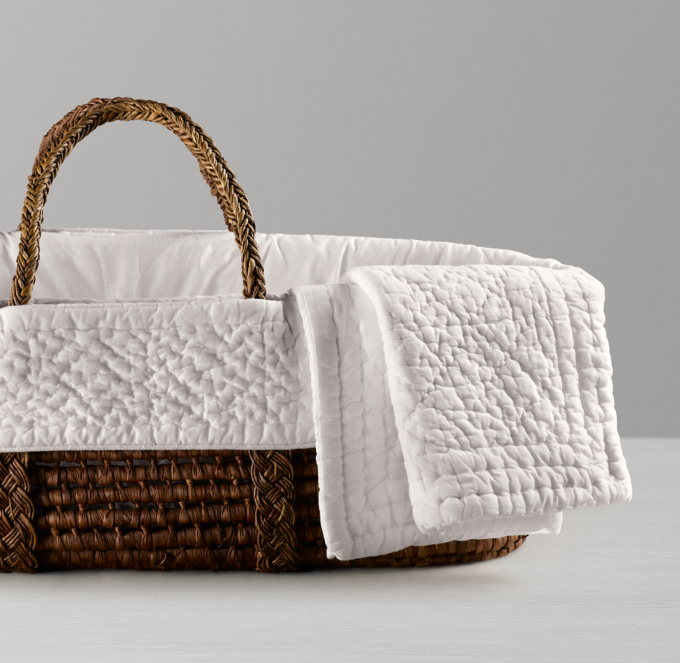 Restoration hardware baby moses basket top