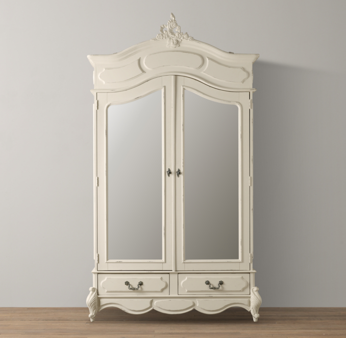 Marielle Armoire With Mirror Doors | RH Baby & Child