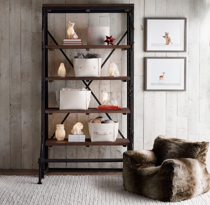 French Library Shelving RH Baby Child