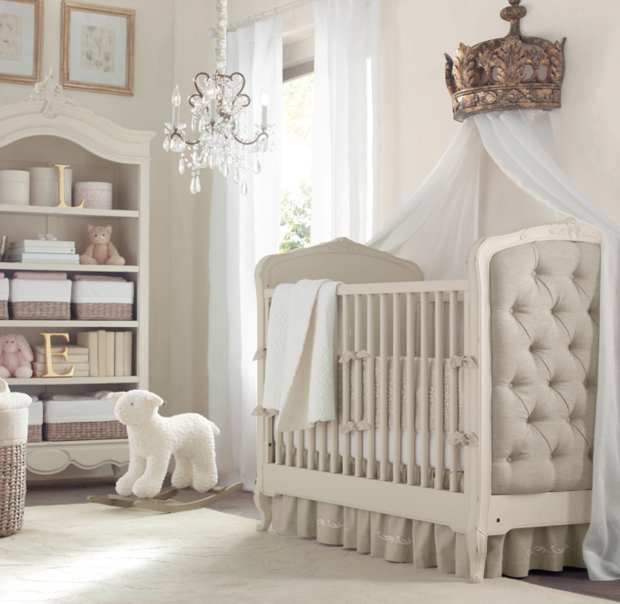 Round tufted crib online