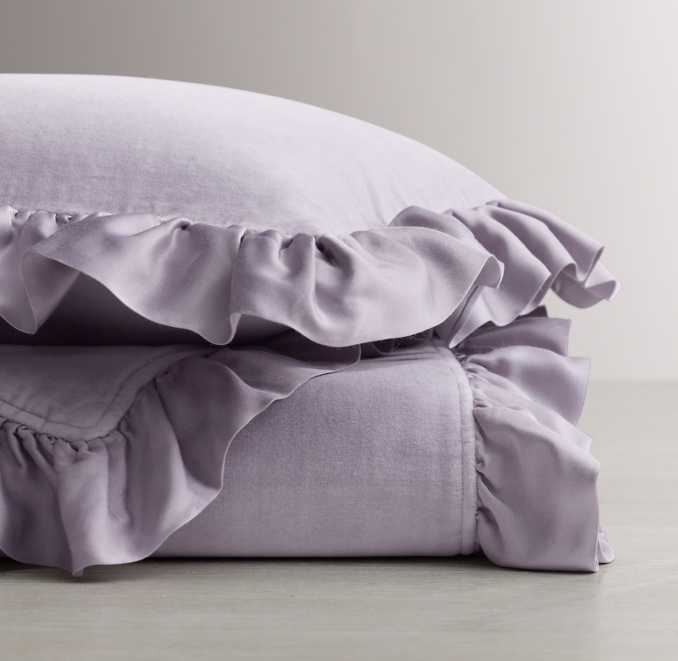 Washed Velvet Toddler Coverlet 