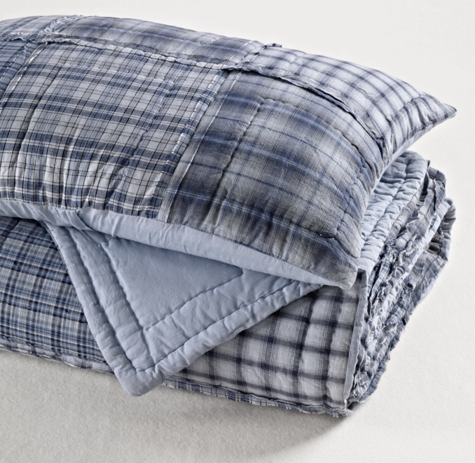 Madras Patchwork Quilt 