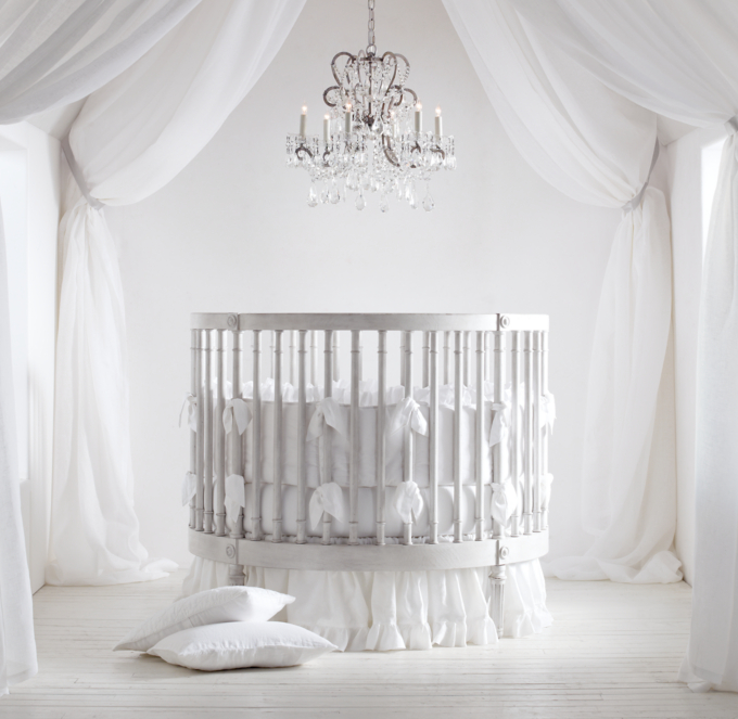 Luxury round baby cribs best sale