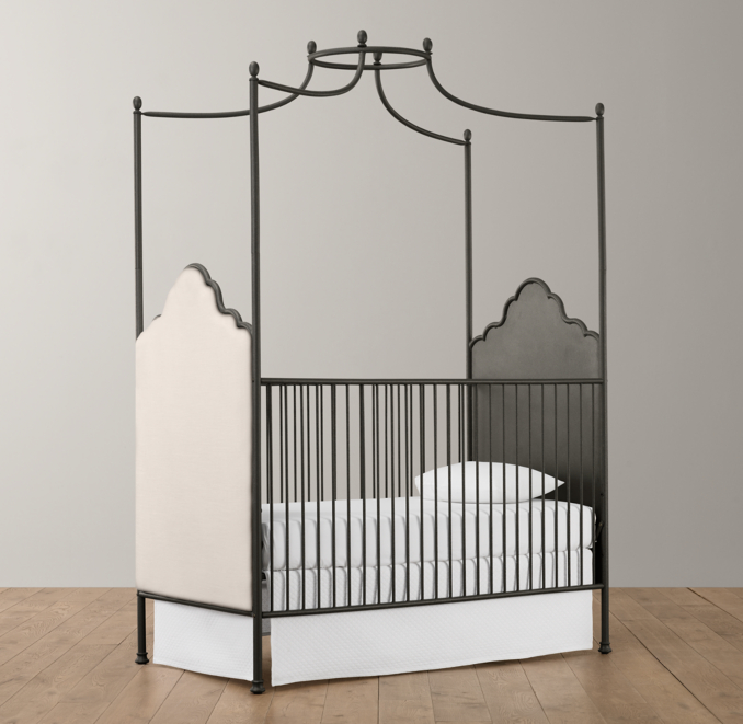 Augusta Iron Canopy Crib