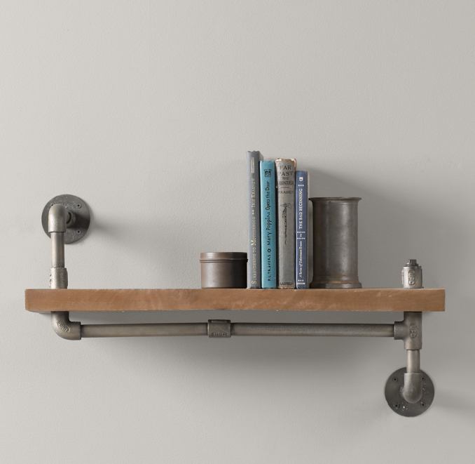 Industrial Single Pipe Shelf 