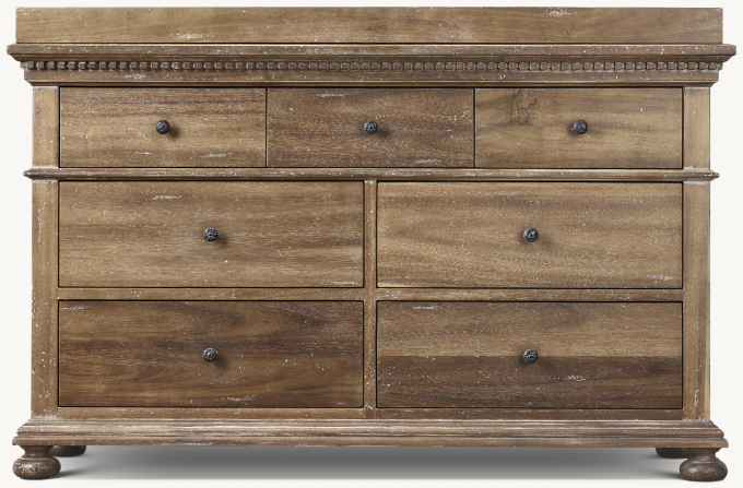 Jameson Wide Dresser & Topper Set