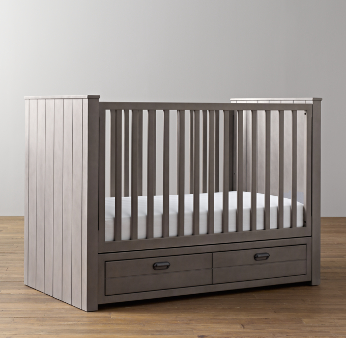 Haven Storage Panel Crib RH Baby Child