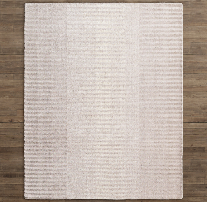 Textured Stripe Rug | RH