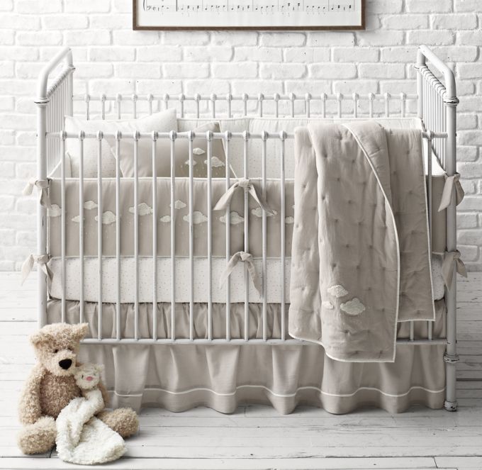 Boucle Cloud Crib Bumper RH Baby Child