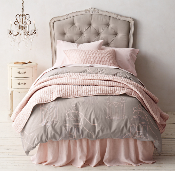 Vintage Birdcage Bedding Collection | RH Baby & Child