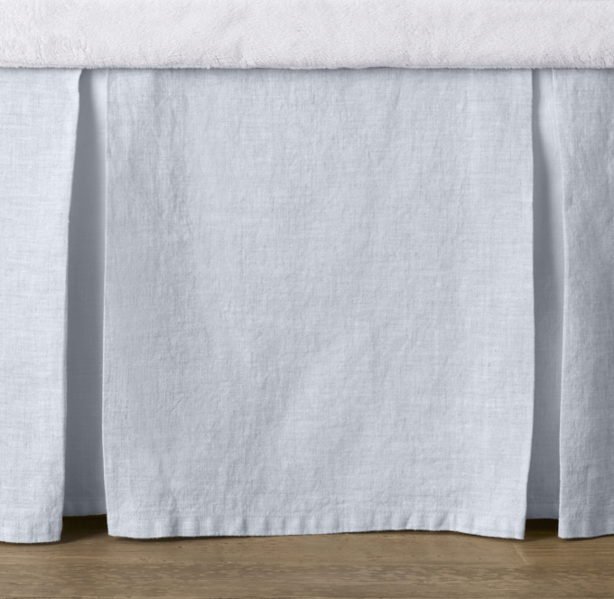 Linen bed skirt rh hotsell