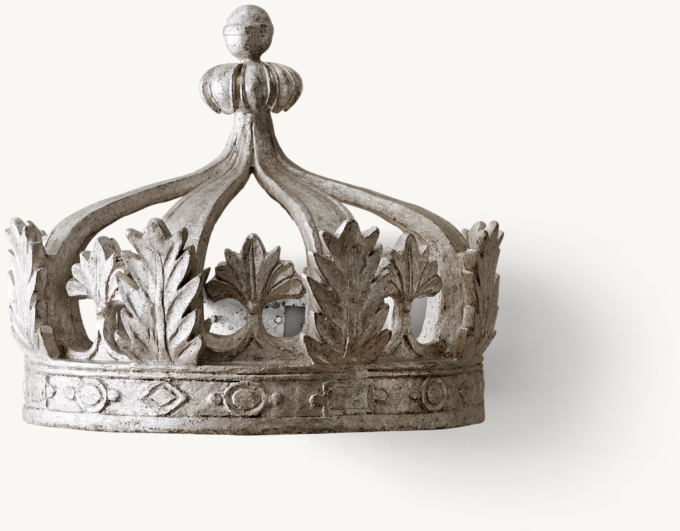 Pewter Demilune Canopy Bed Crown