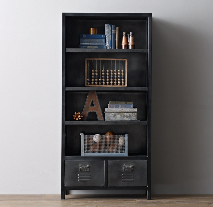 Vintage Locker Bookcase | RH