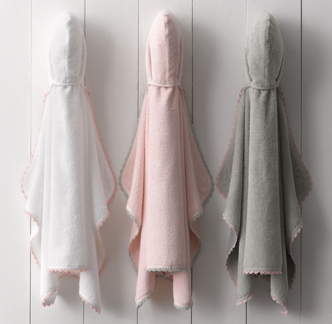 Restoration hardware hooded towel sale