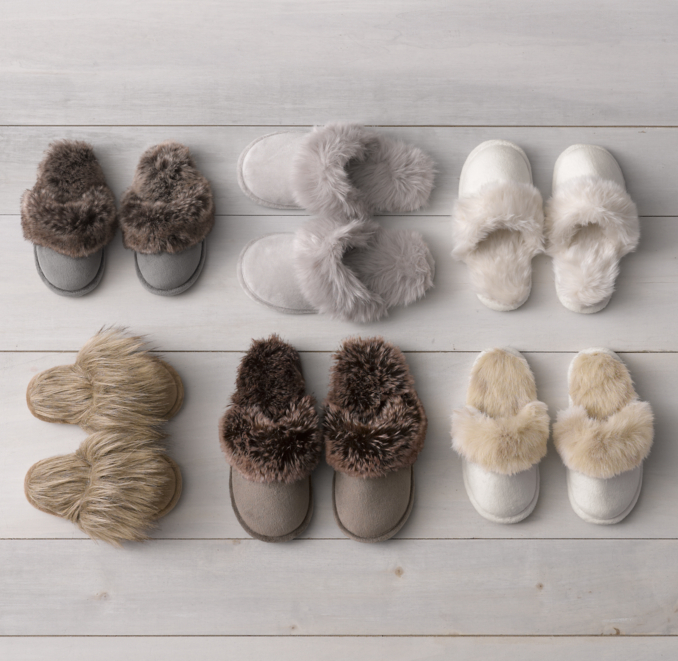 Luxe Faux Fur Scuffs 