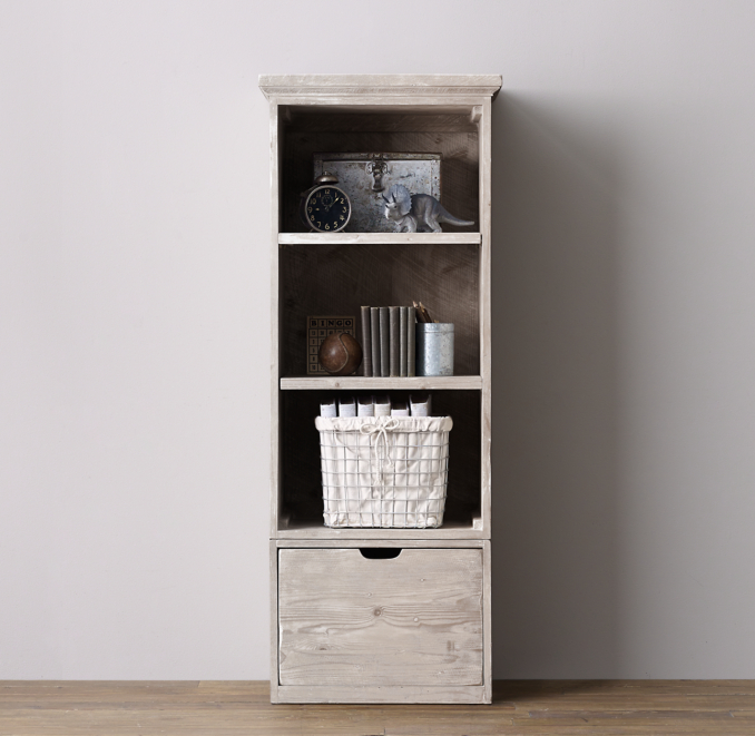 Tribeca Single Bookcase Set | RH