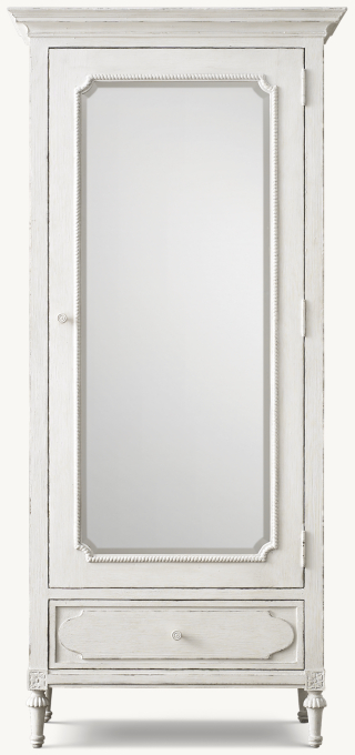 Front view of Bellina Single Armoire 
