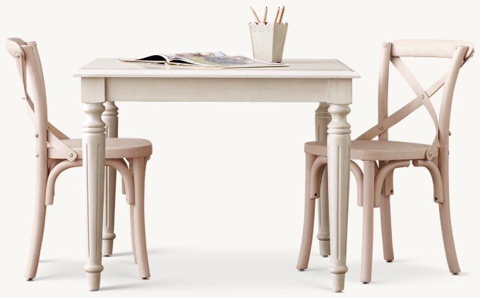 French Empire Square Play Table RH