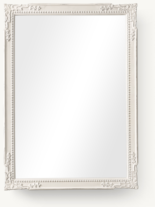 Vintage Hand-Carved Dresser Mirror 