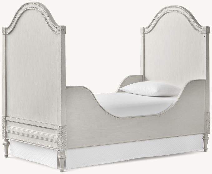 Bellina Arched Panel Crib Toddler Bed Kit