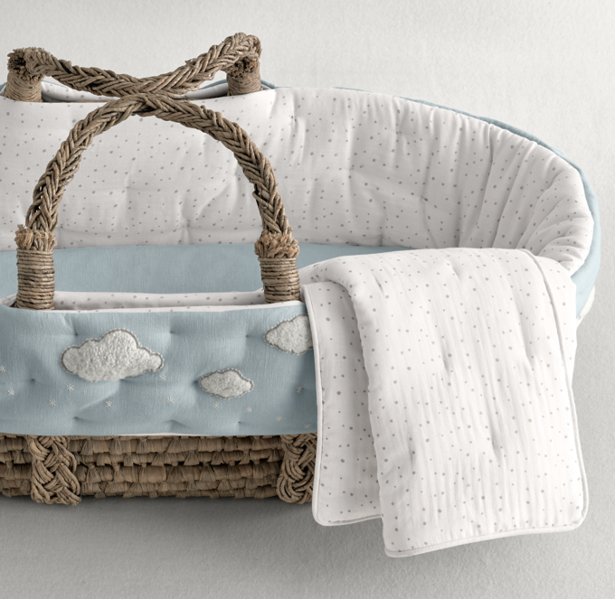 Baby boy moses basket covers hotsell