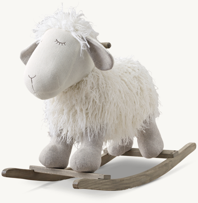 Lamb plush rocker on sale