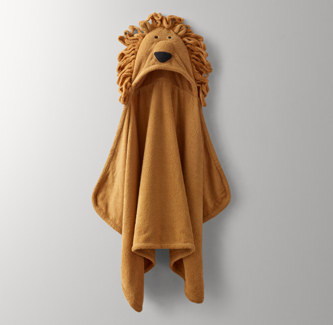 Animal Hooded Towel Bath Mitt Child