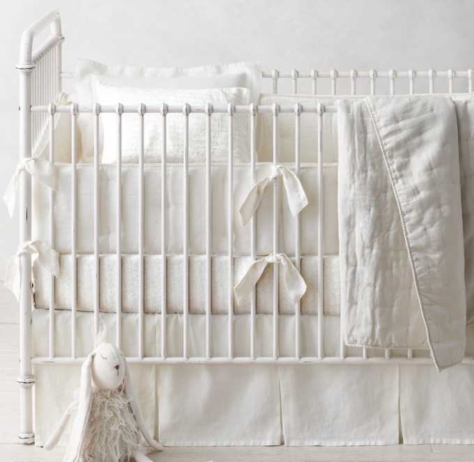 Ivory crib bumper online