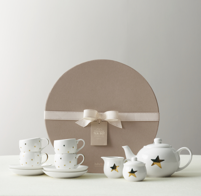 Porcelain Tea Set - Star