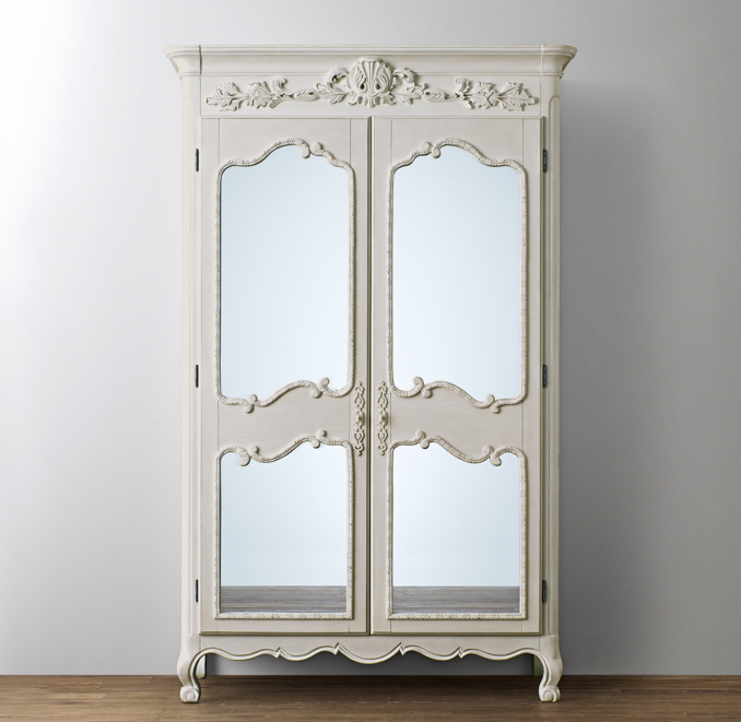 Front view of Adelaide Armoire 