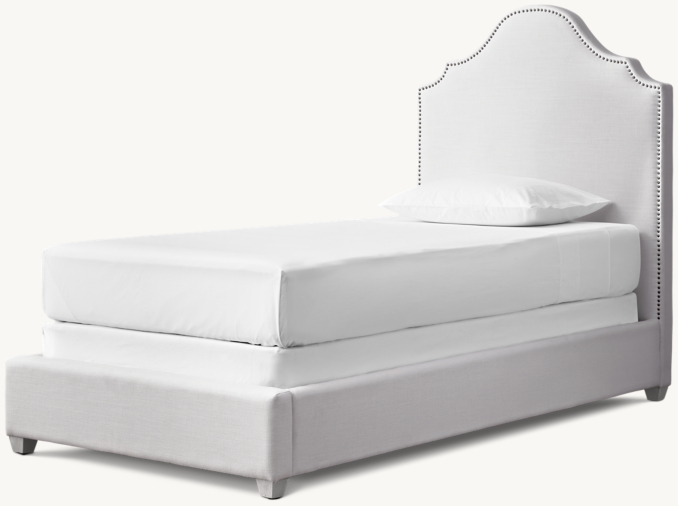 Shown in White Classic Belgian Linen.
