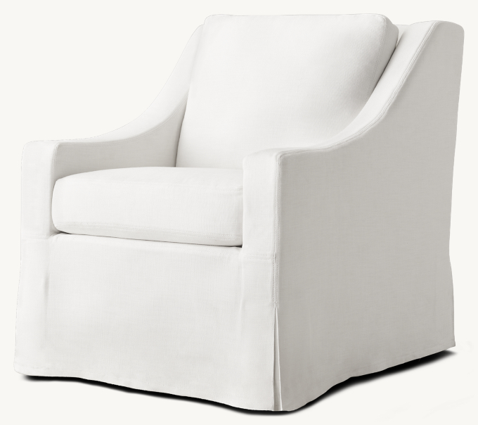 Classic Slope Arm Swivel Glider Replacement Slipcover