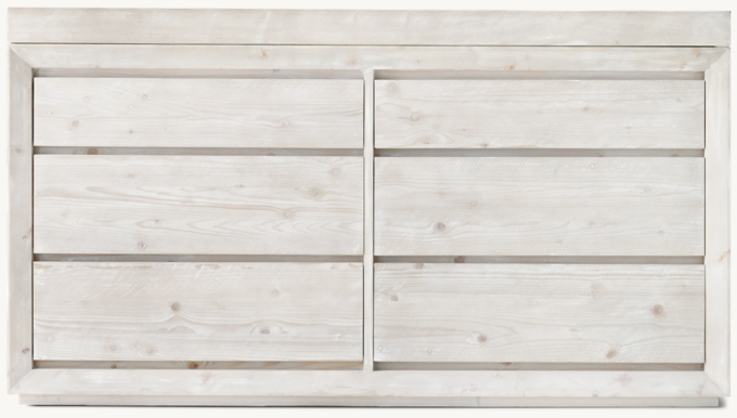 Callum Wide Dresser &amp; Topper Set